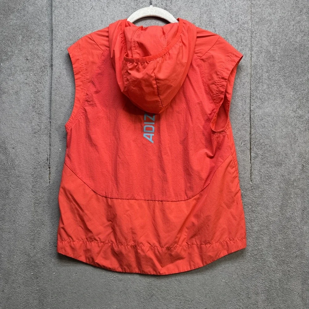 Adidas Terrex Agravic Vest Hooded Sleeveless‎ Red Men's Medium Trail Run